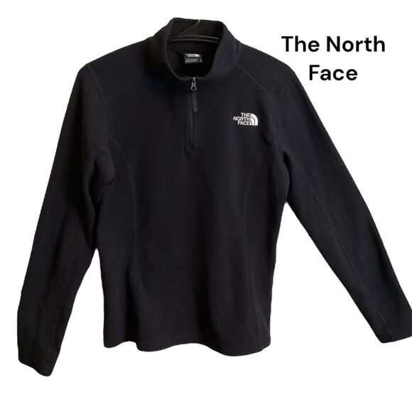 The North Face Jackets & Blazers - The North Face Jacket Womens Size S Black Pullover Lightweight Top 1/4 Zip